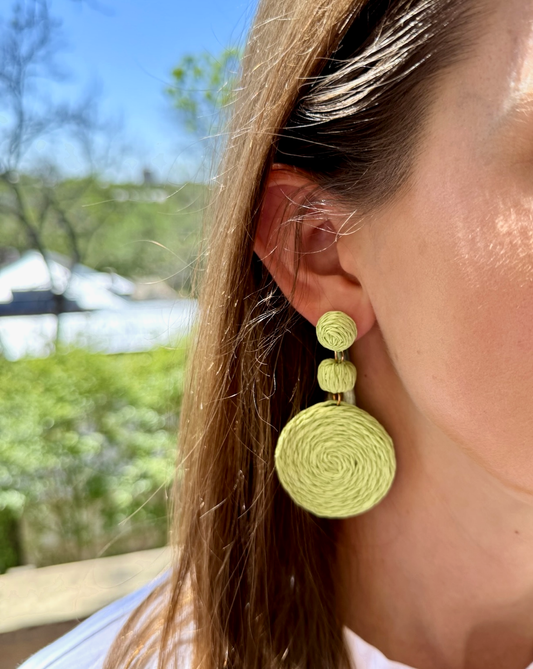 Raffia Earrings