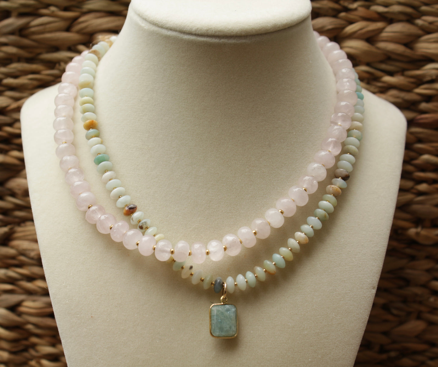 Amazonite Beaded Necklace