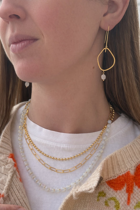 Gold Beaded Necklace