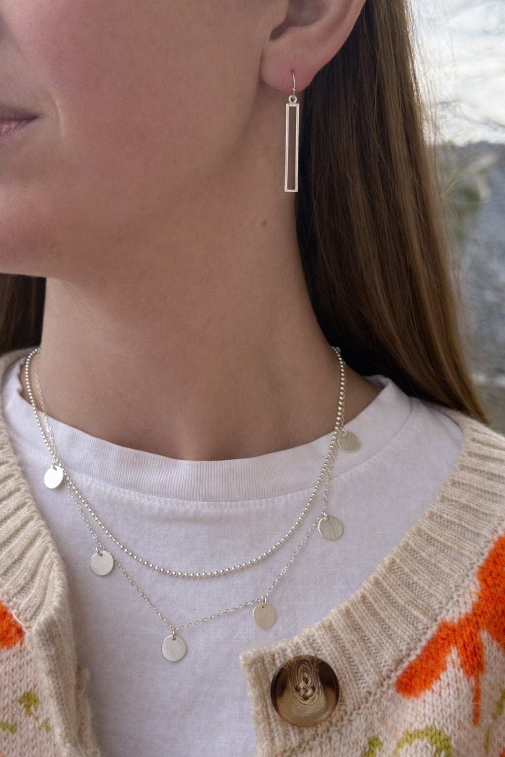 Sterling Silver Bead Necklace
