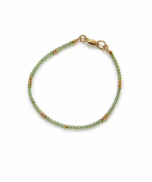Petite Peridot Bracelet