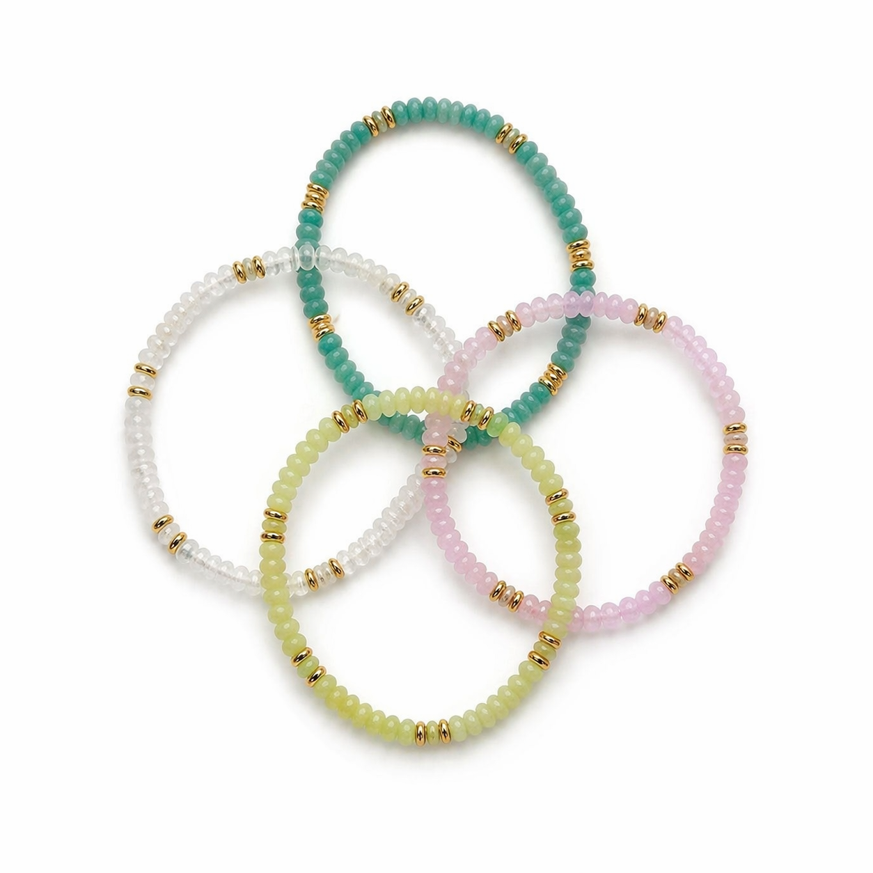 Gemstone Stack Bracelet