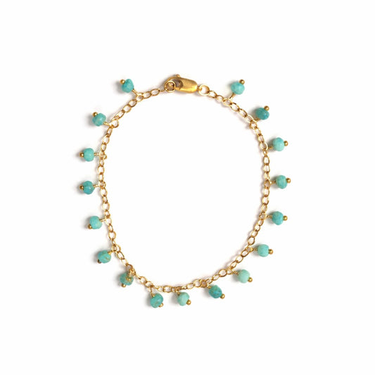 Small Amazonite Ball Bracelet