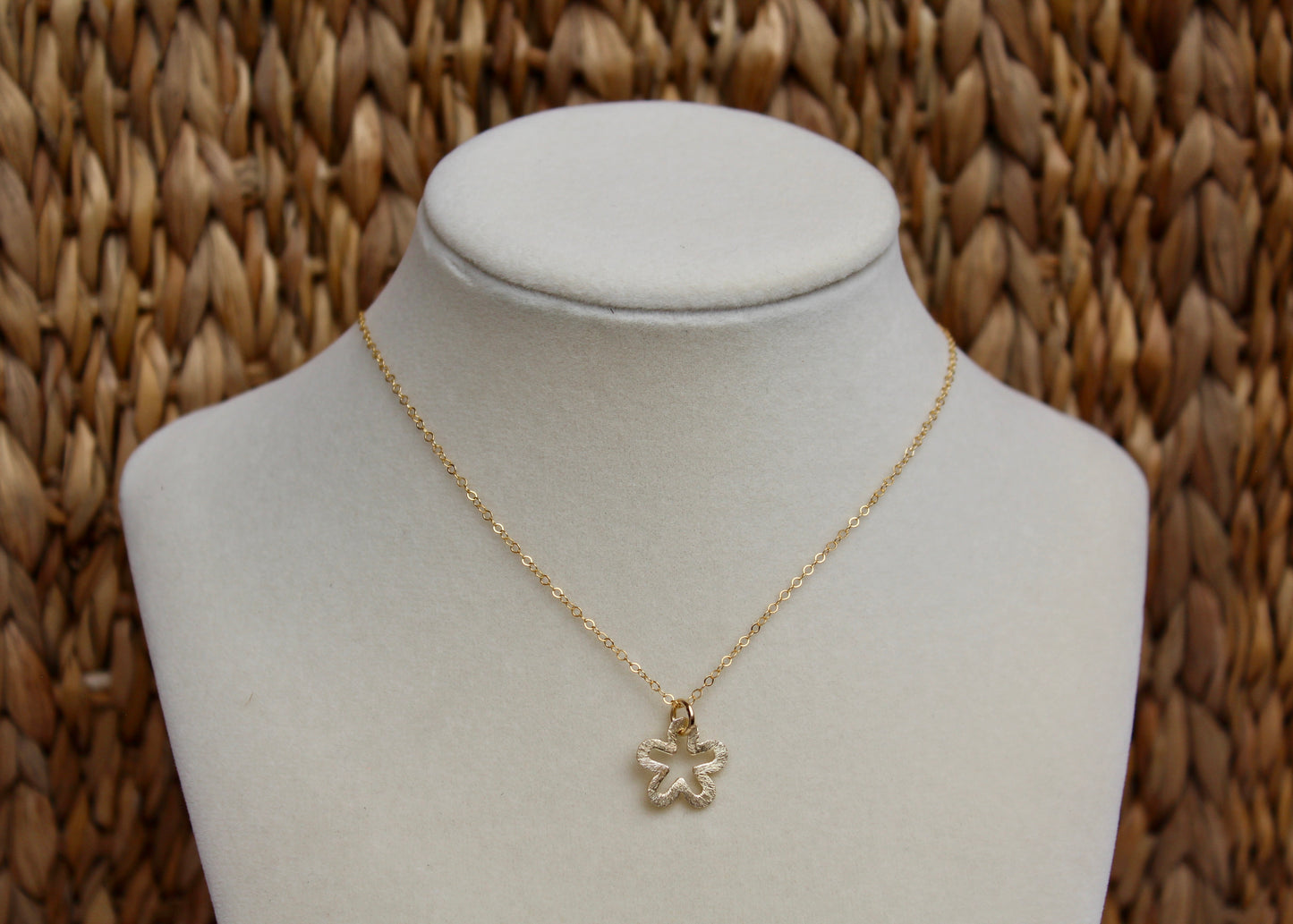 Flower Charm Necklace