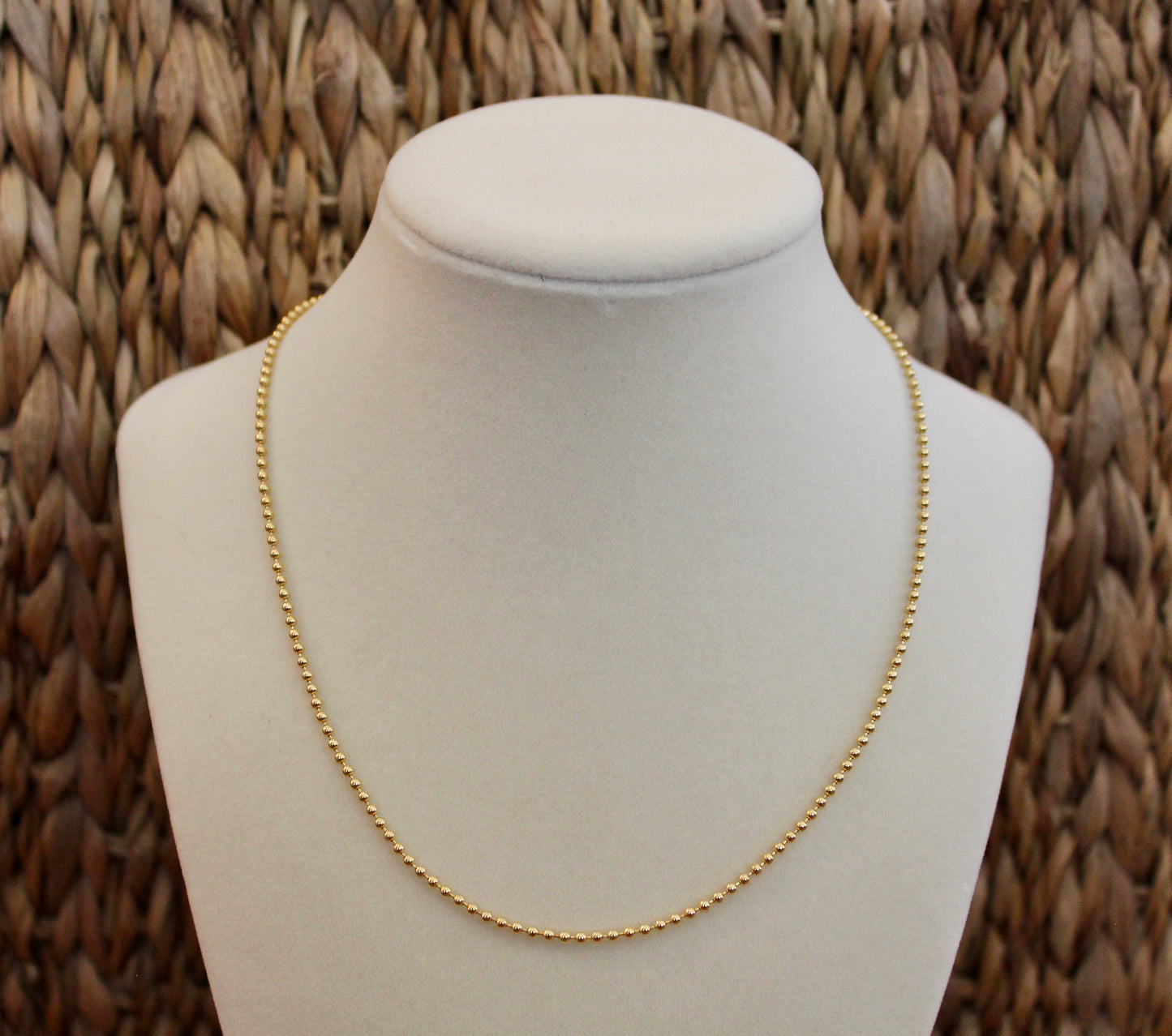 Gold Beaded Necklace