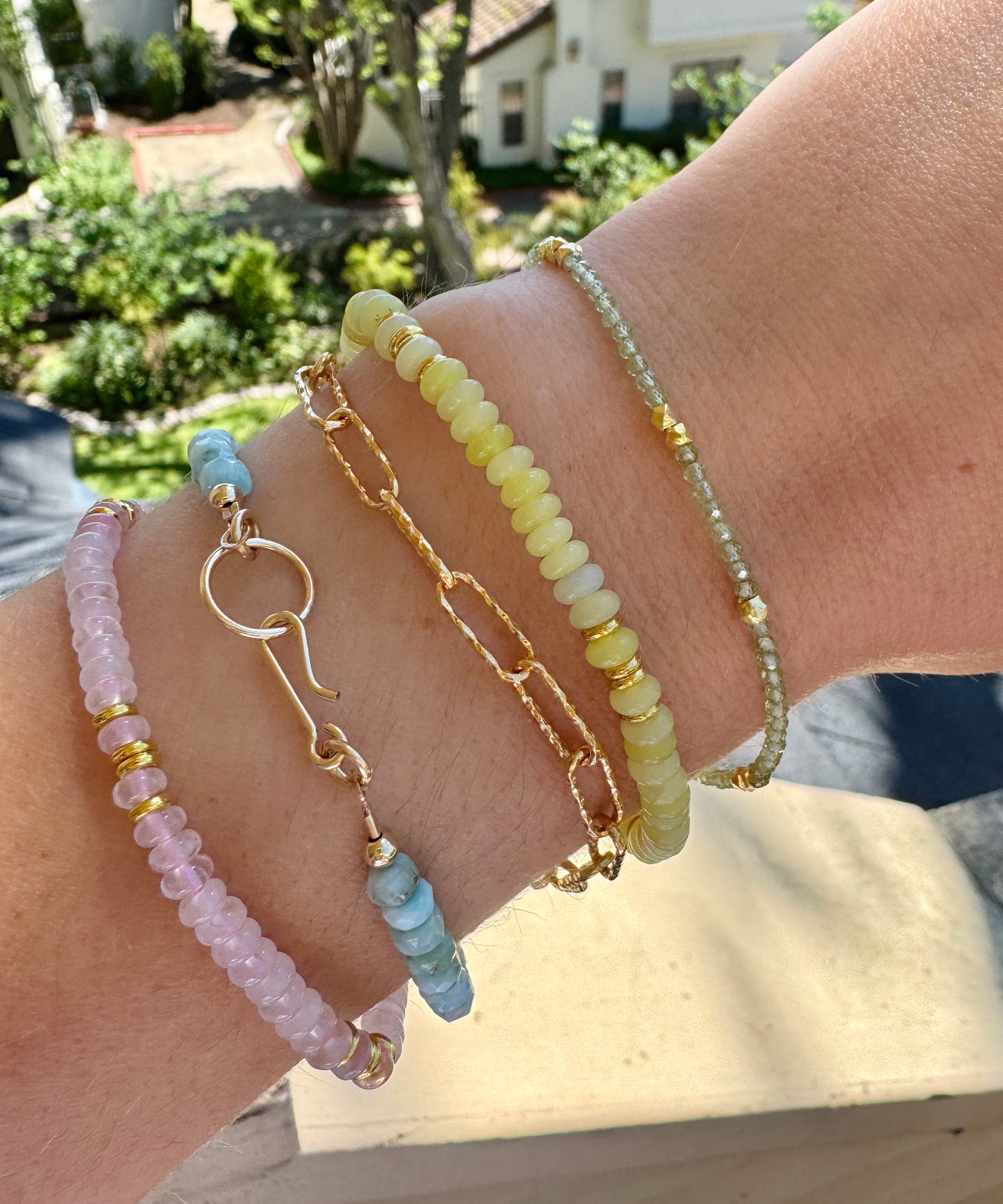 Gemstone Stack Bracelet