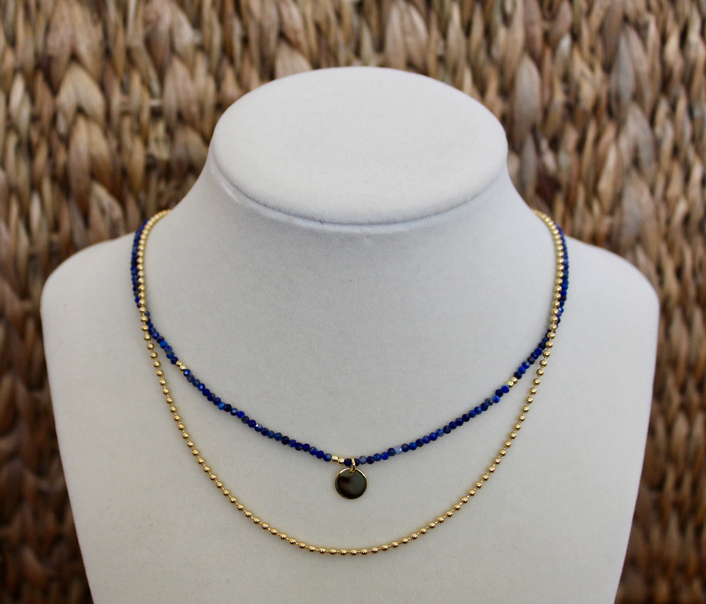 Everyday Beaded Disc Necklaces