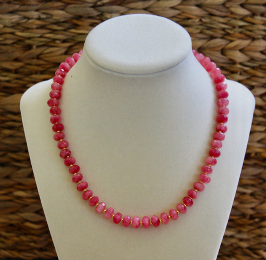 Strawberry Quartz Necklace