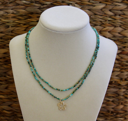 Turquoise Double Strand Necklace