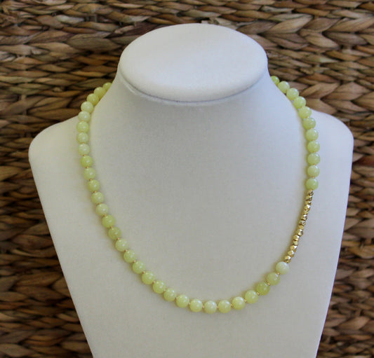 Olive Jade Necklace