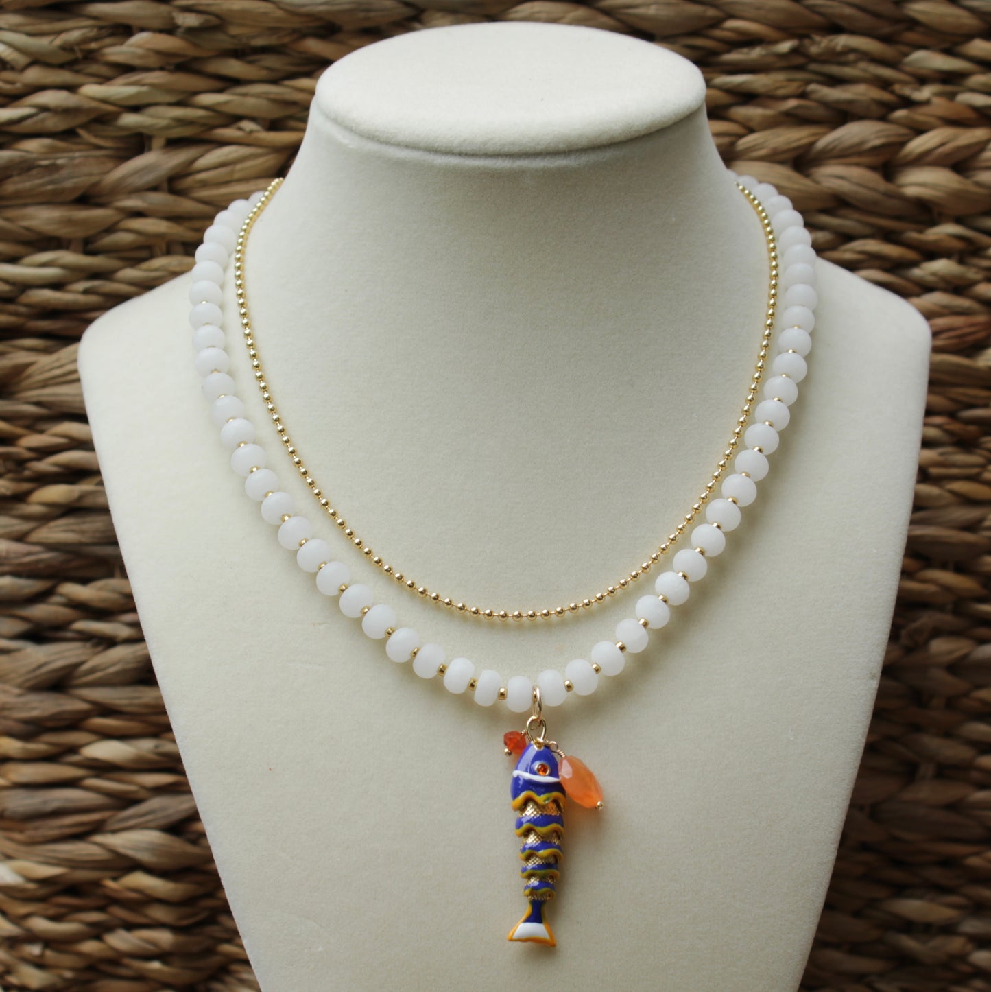 Sea Glass Beaded Necklaces