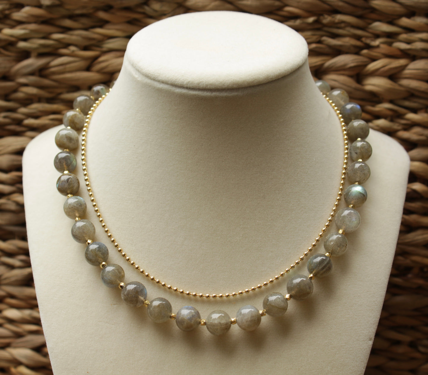 Labradorite Beaded Necklace