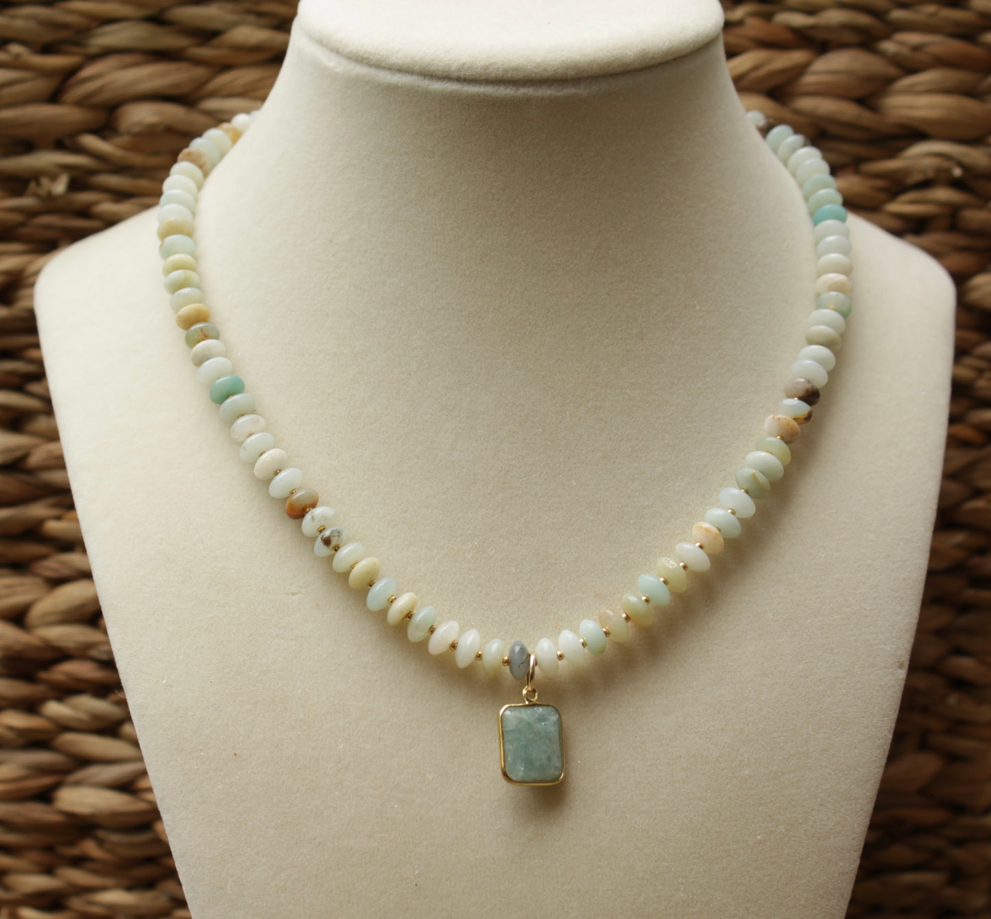 Amazonite Beaded Necklace