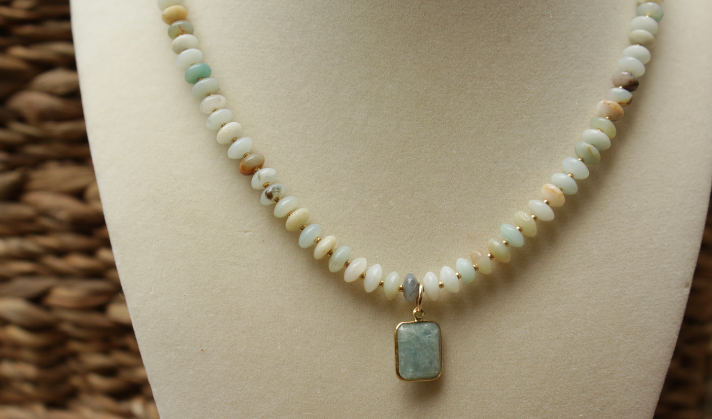 Amazonite Beaded Necklace