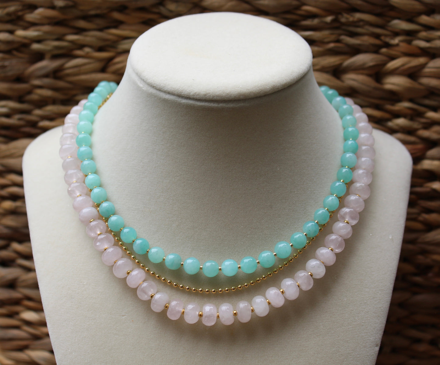 Amazonite Beaded Necklace