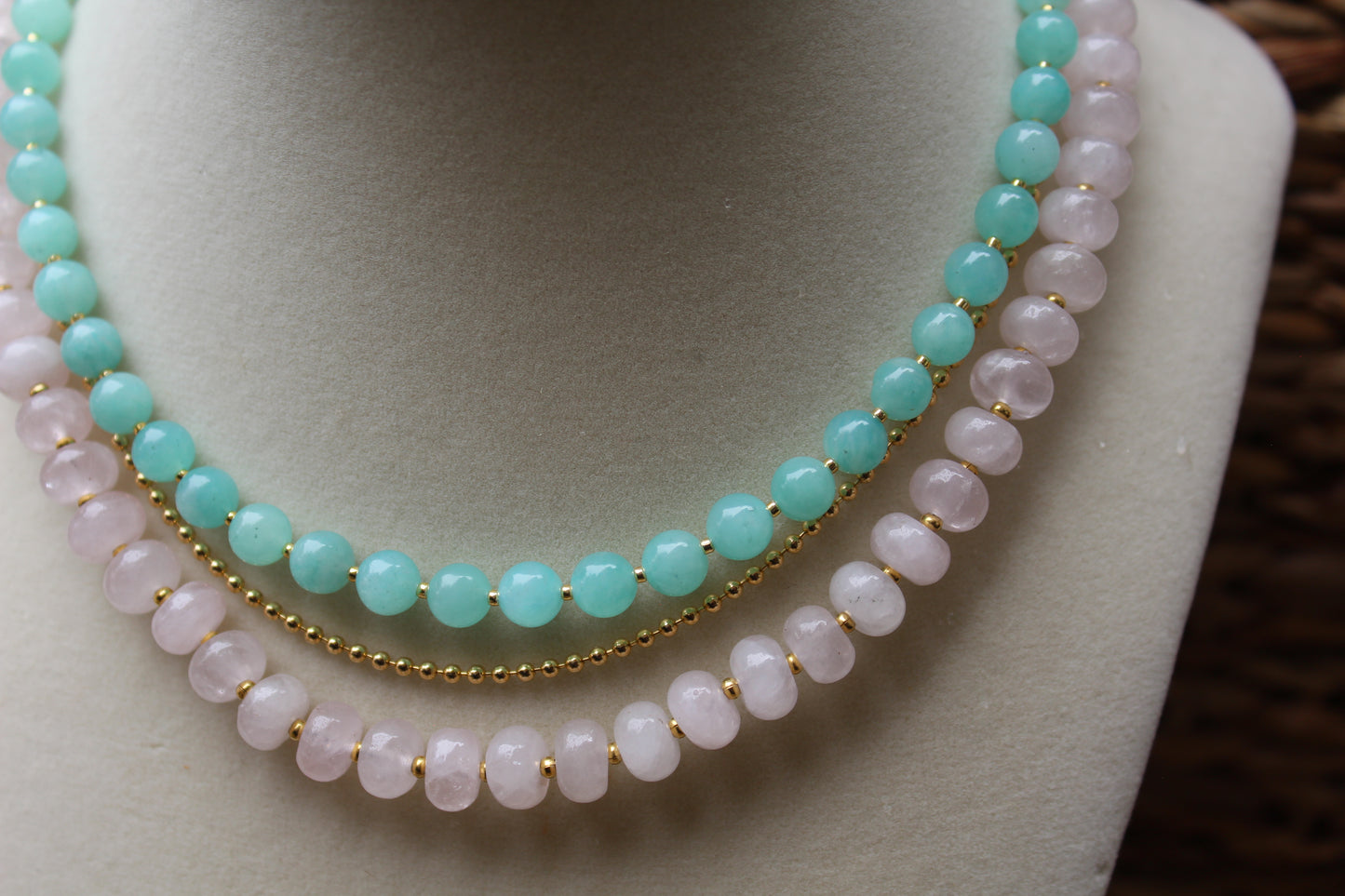 Amazonite Beaded Necklace