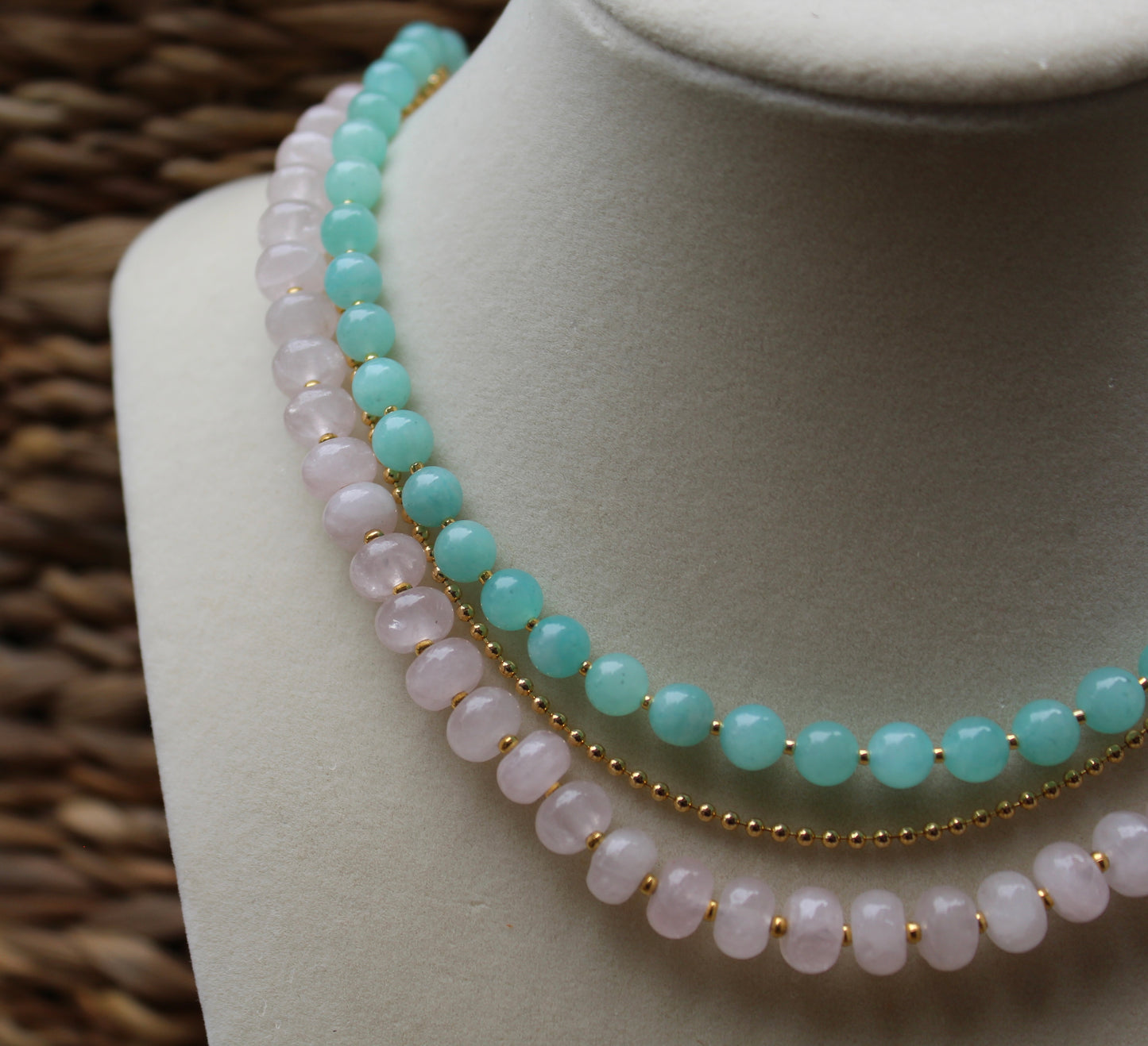 Amazonite Beaded Necklace