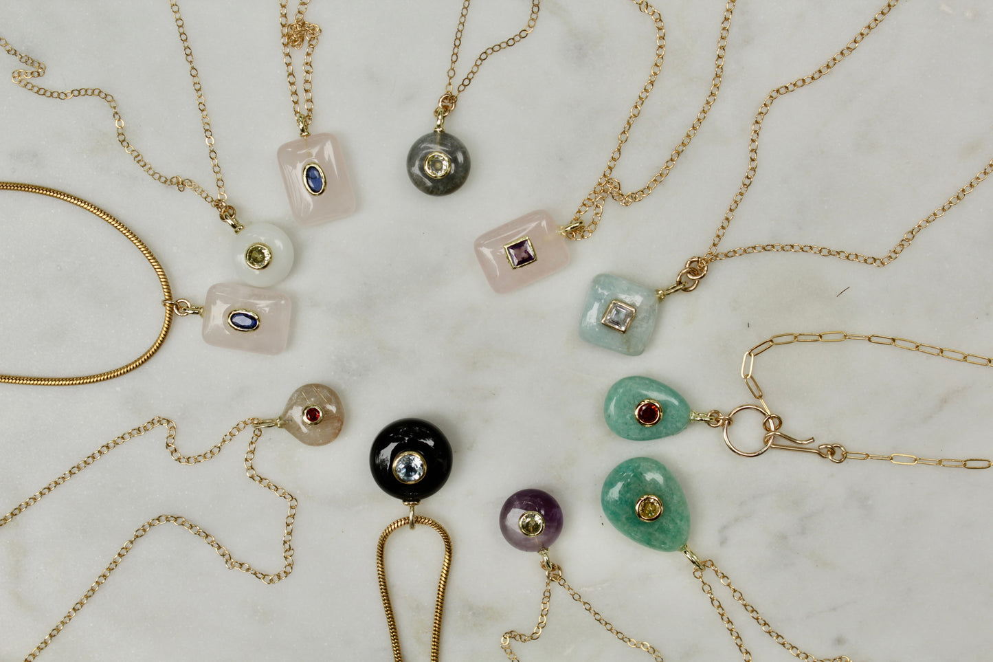 Gemstone Pendant Necklace