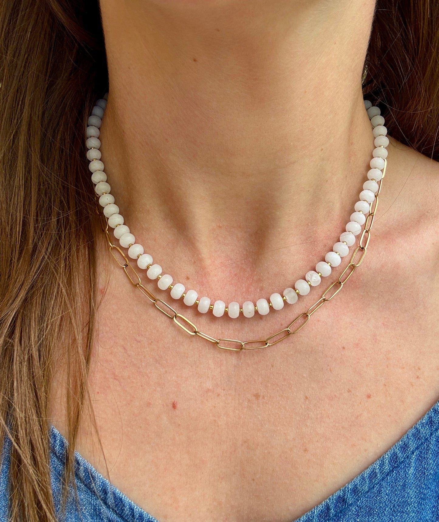 Sea Glass Beaded Necklaces