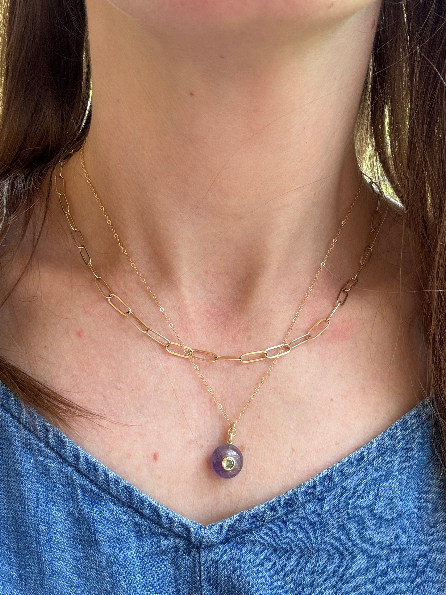 Gemstone Pendant Necklace