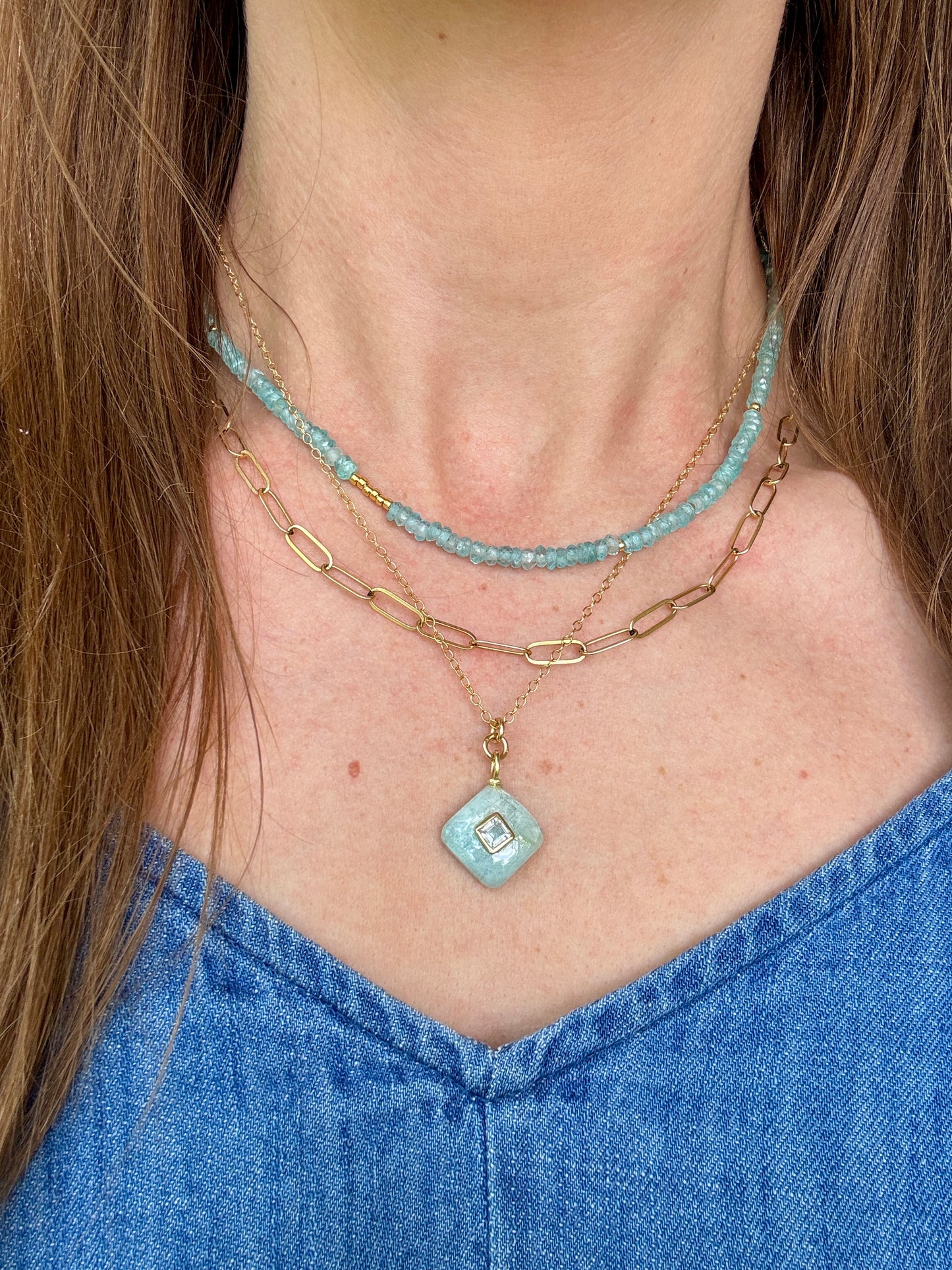 Gemstone Pendant Necklace