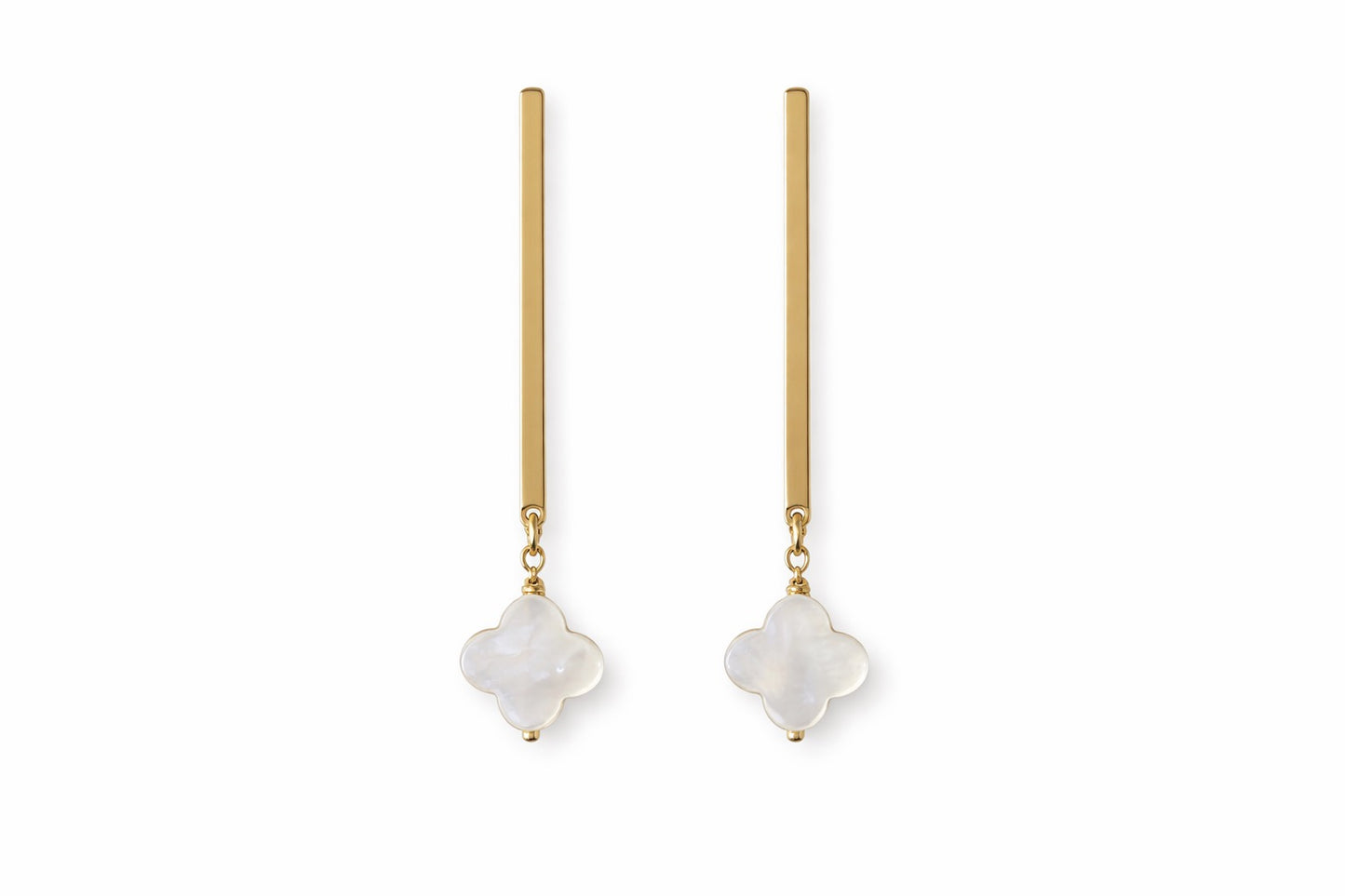 Mother of Pearl Stick Earrings