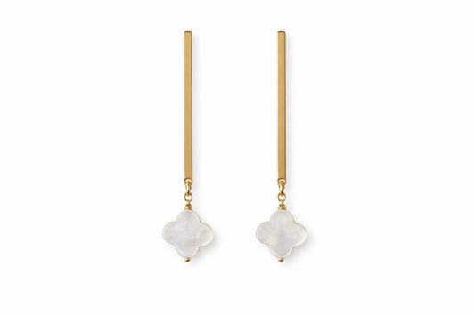 Mother of Pearl Stick Earrings