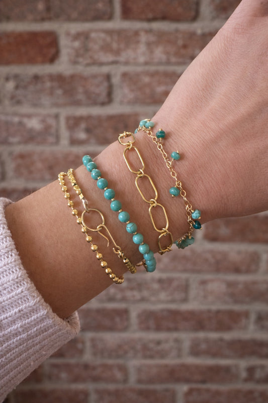 Gold Nugget Bracelet