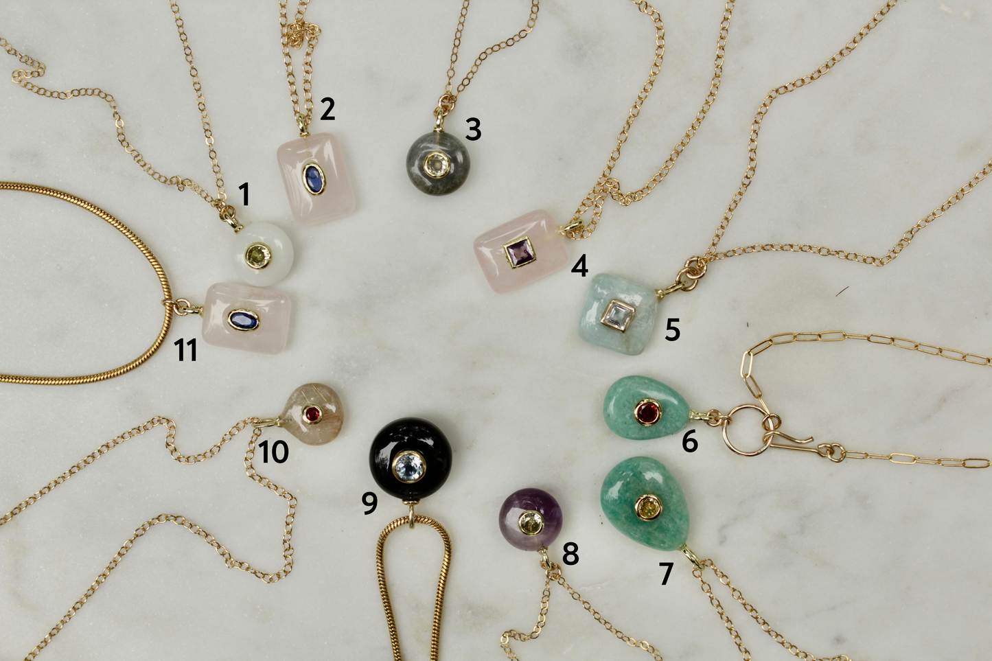 Gemstone Pendant Necklace